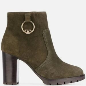 NWOT Tory Burch Women's Sofia Logo Ring High-Heel Booties